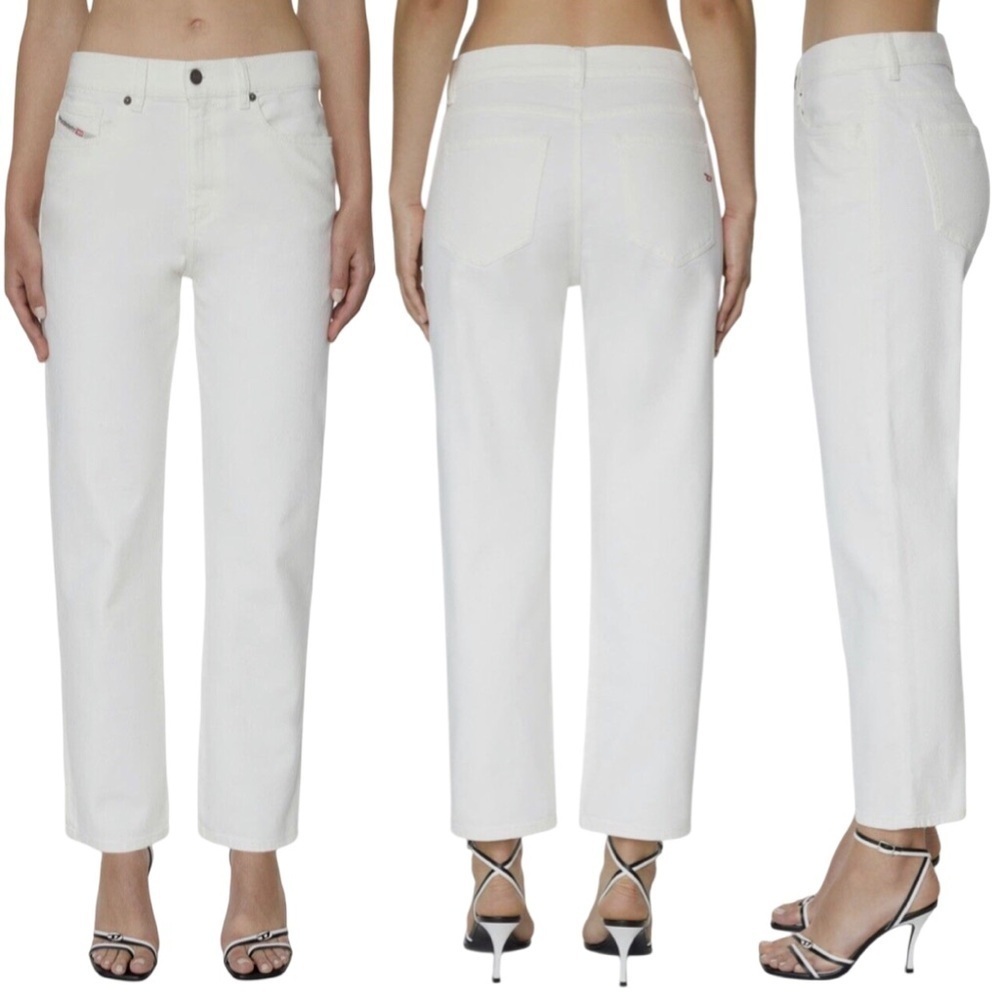 Diesel Boyfriend Jeans 2016 D-Air 09D63 White Size 27 - Picture 4 of 17